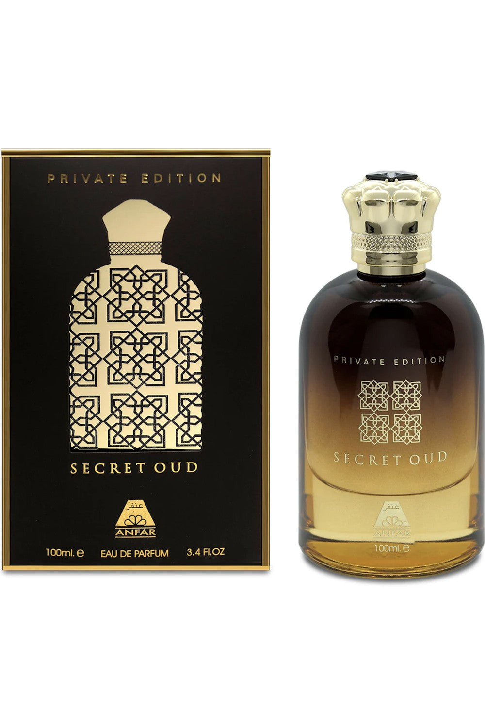 Oudh Al Anfar Eau de Parfum Secret Oudh 100ml - Oudh Al Anfar Dubaï