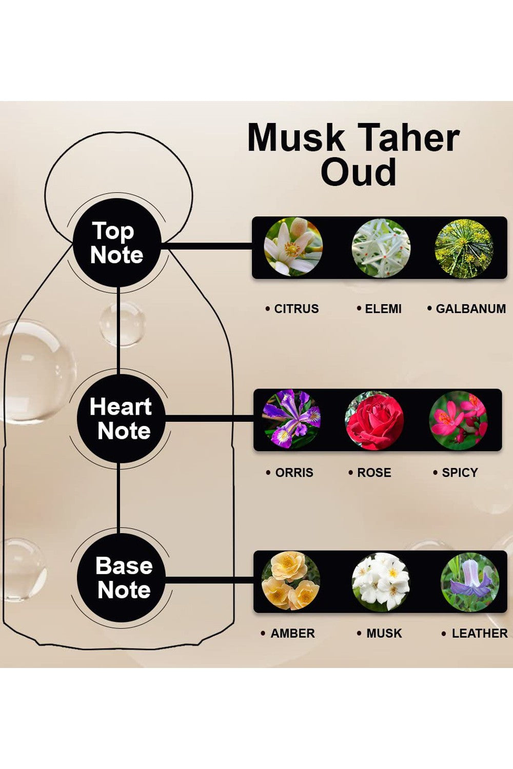 Eau de Parfum Musk Taher Oud 80mL - My Perfumes Dubaï