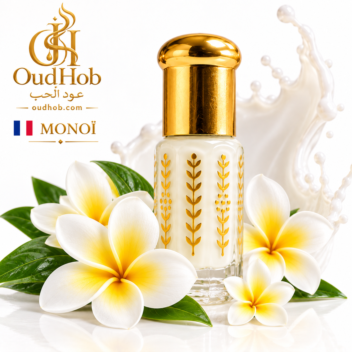 Musc Tahara Monoï – Musc Intime Sans Alcool 3 ml – OudHob | عود الحب