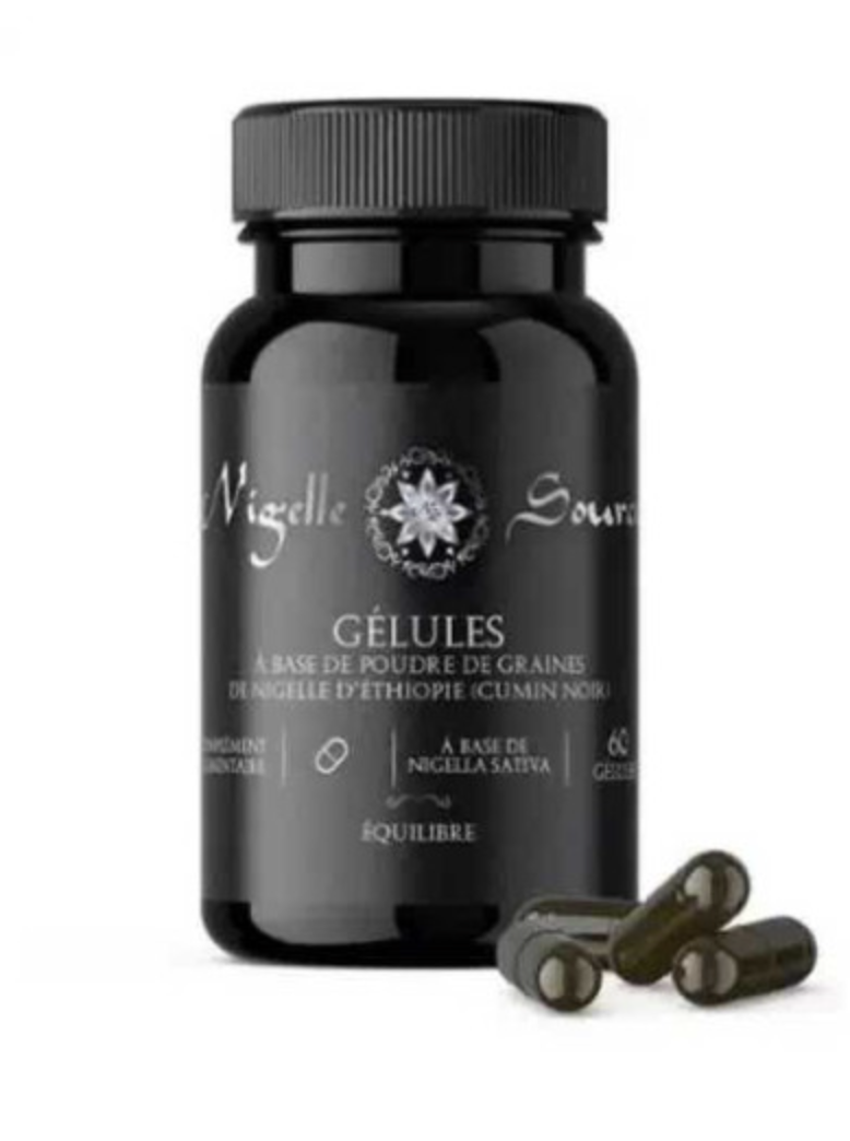 Gélulier de poudre de Nigelle Habachiya d'Ethiopie 60 gélules - Nigelle Source