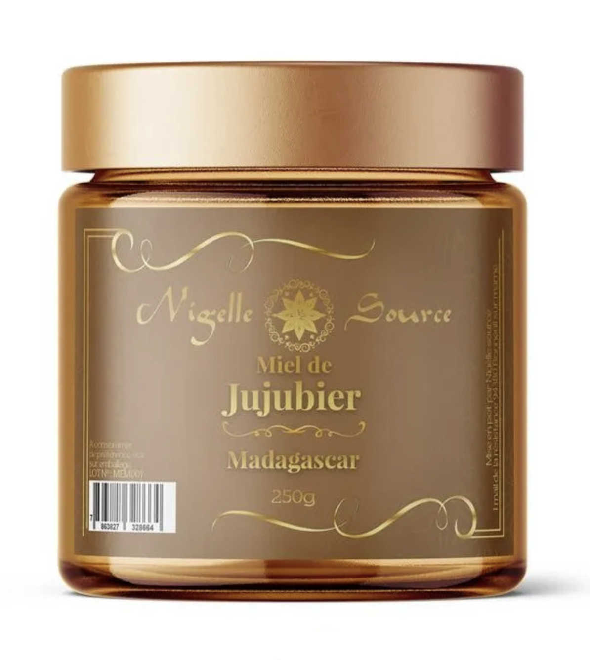 Miel de Jujubier Bio certifié Ecocert de Madagascar 250g - Nigelle Source