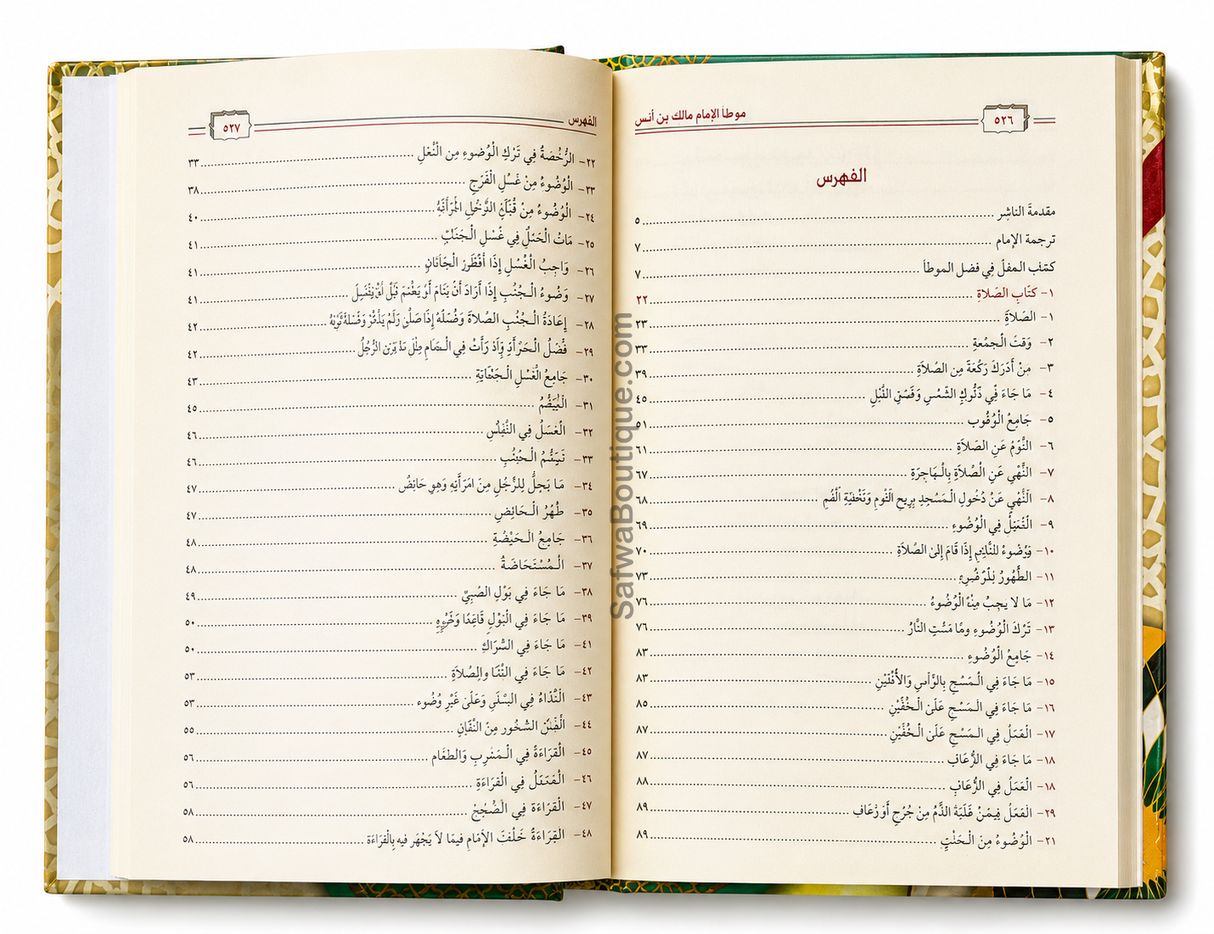 Al-Muwaṭṭaʾ de l'Imam Mālik ibn Anas – Texte vocalisé & Hadiths vérifiés | الموطأ للإمام مالك بن أنس