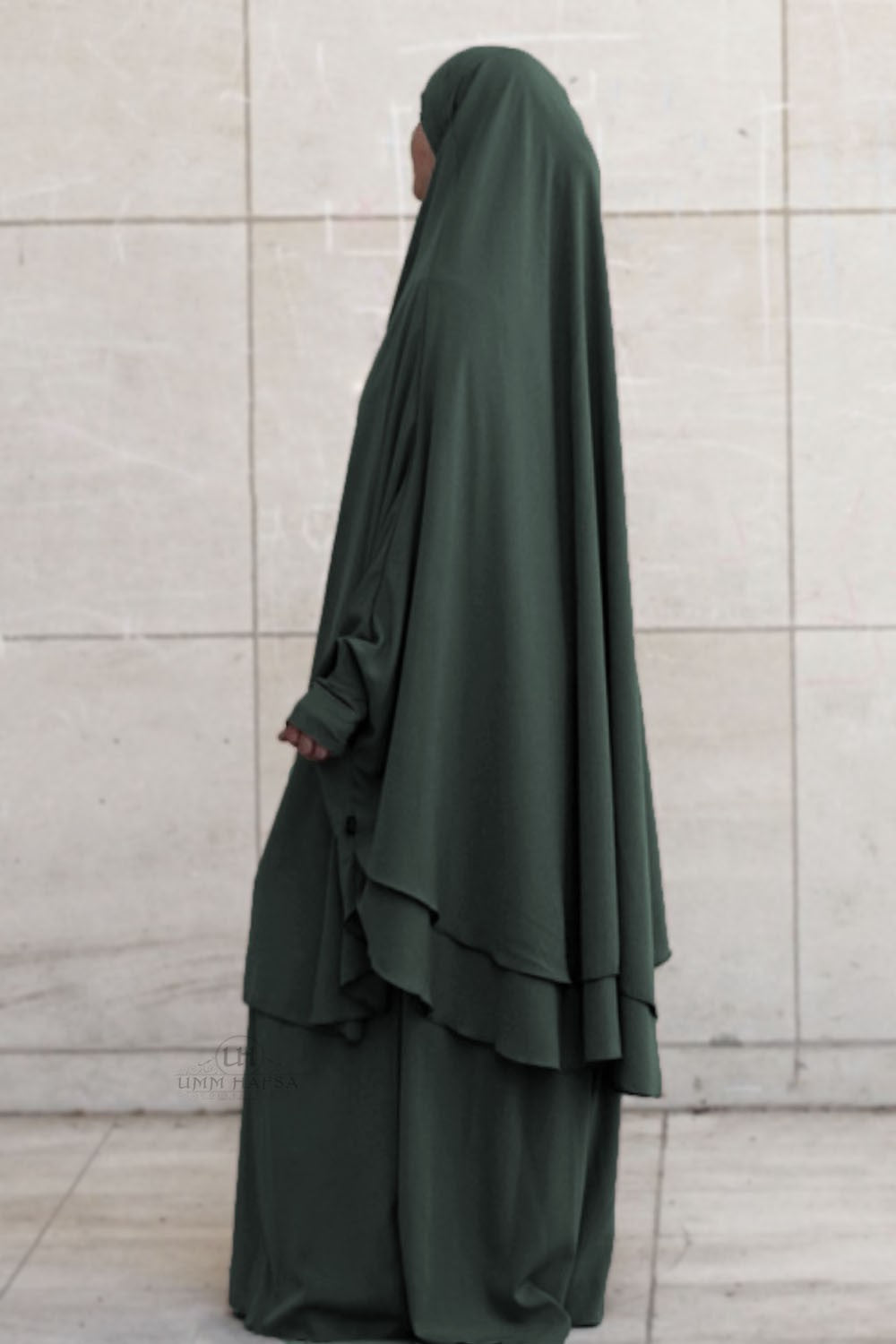 Jilbab Amira 2 voiles Umm Hafsa