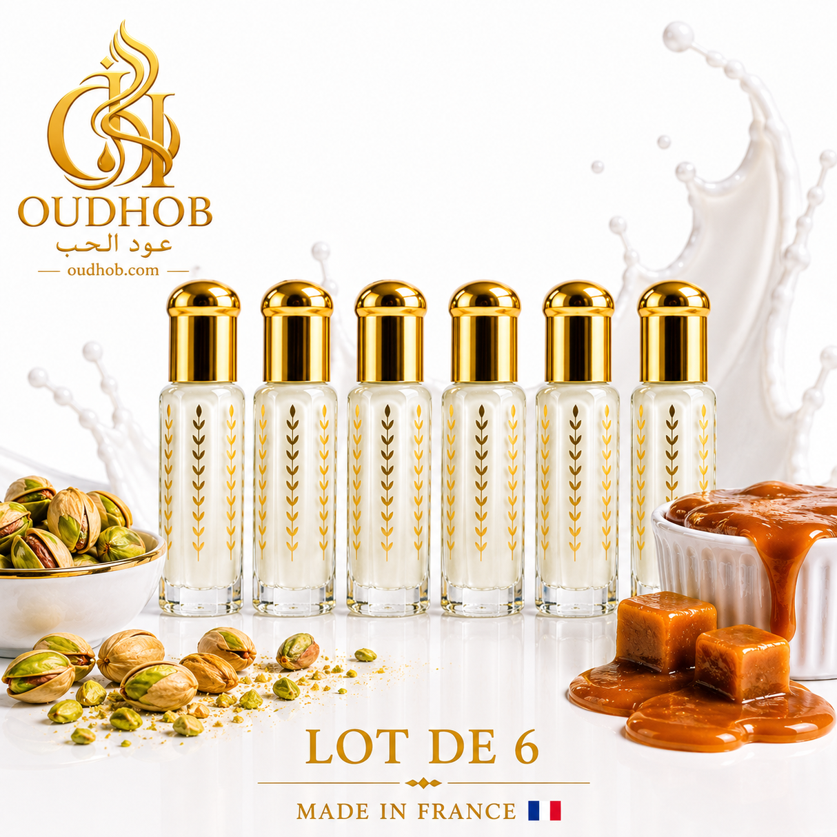 Musc Tahara Pistaasi Karamelli – Alkoholiton Intiimimyski 3 ml – OudHob | عود الحب