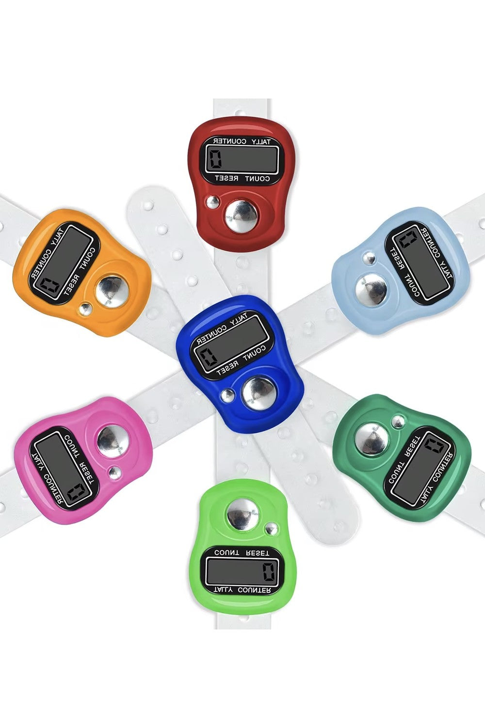 Compteur de doigt LCD, Tasbih sous forme de bague chapelet électronique