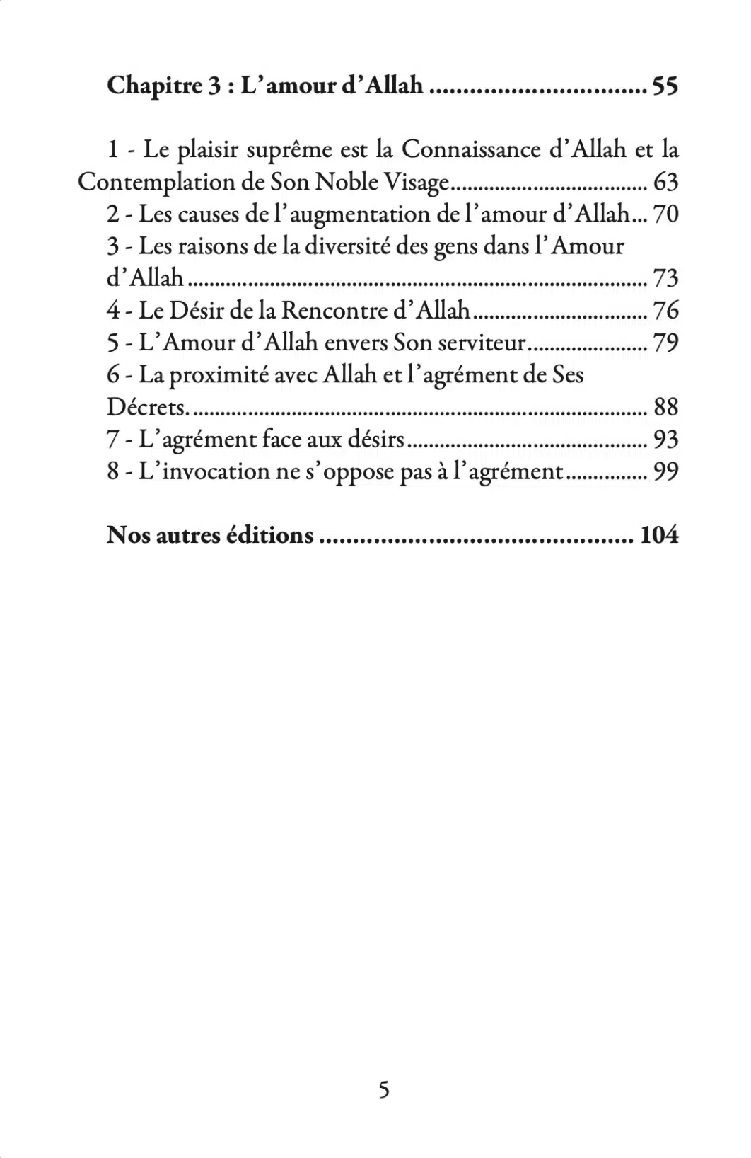 La Confiance en Allah de ibn Qudamah - Édition MuslimLife