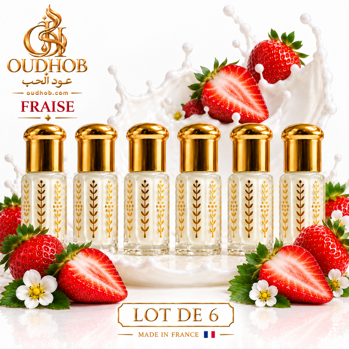 Musc Tahara Fraise – Intim Musk uden alkohol 3 ml – OudHob | عود الحب