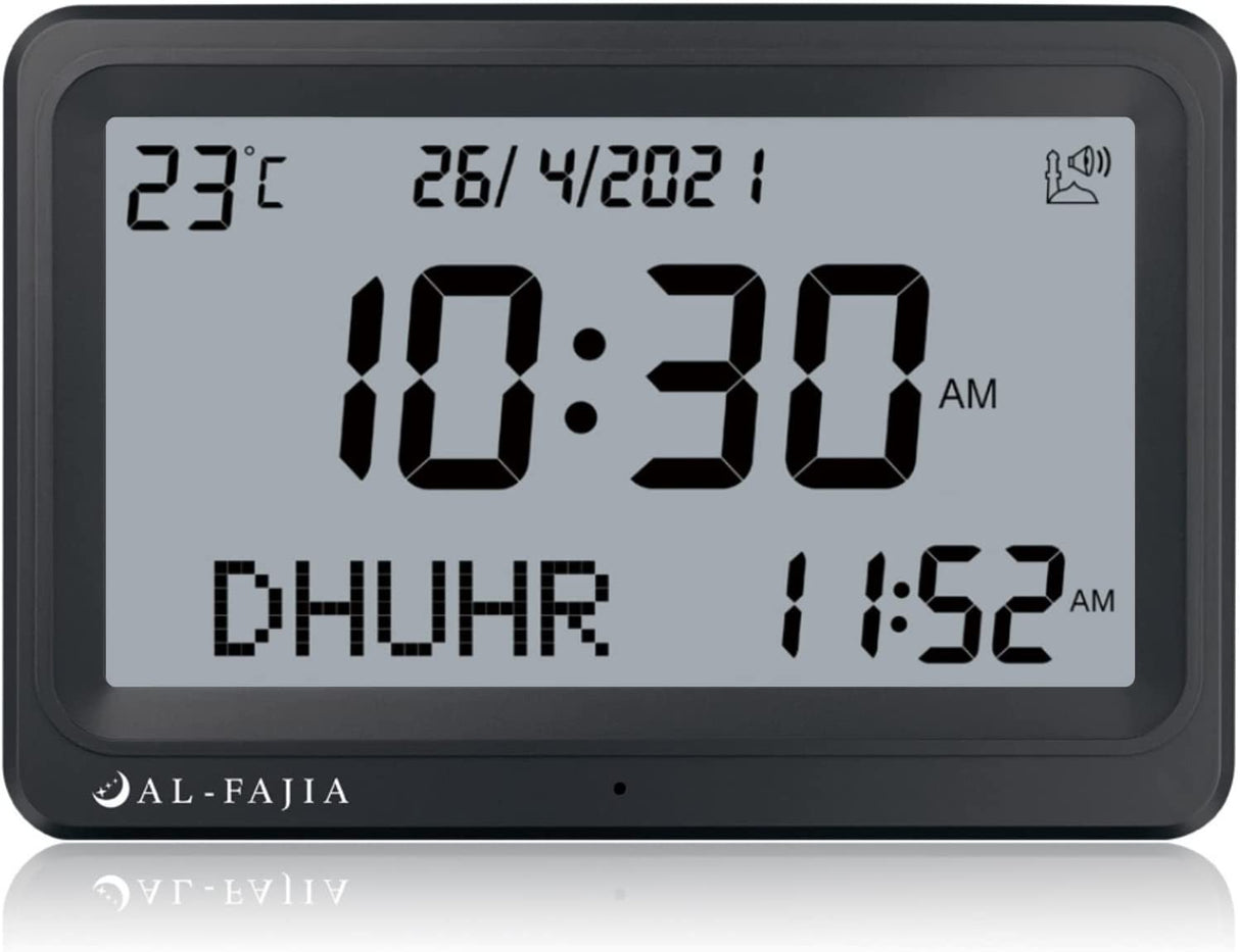 Horloge Adhan AL-FAJIA FAJ-113 Horloge (NOUVEAU MODELE) 8 sons de prière Azan