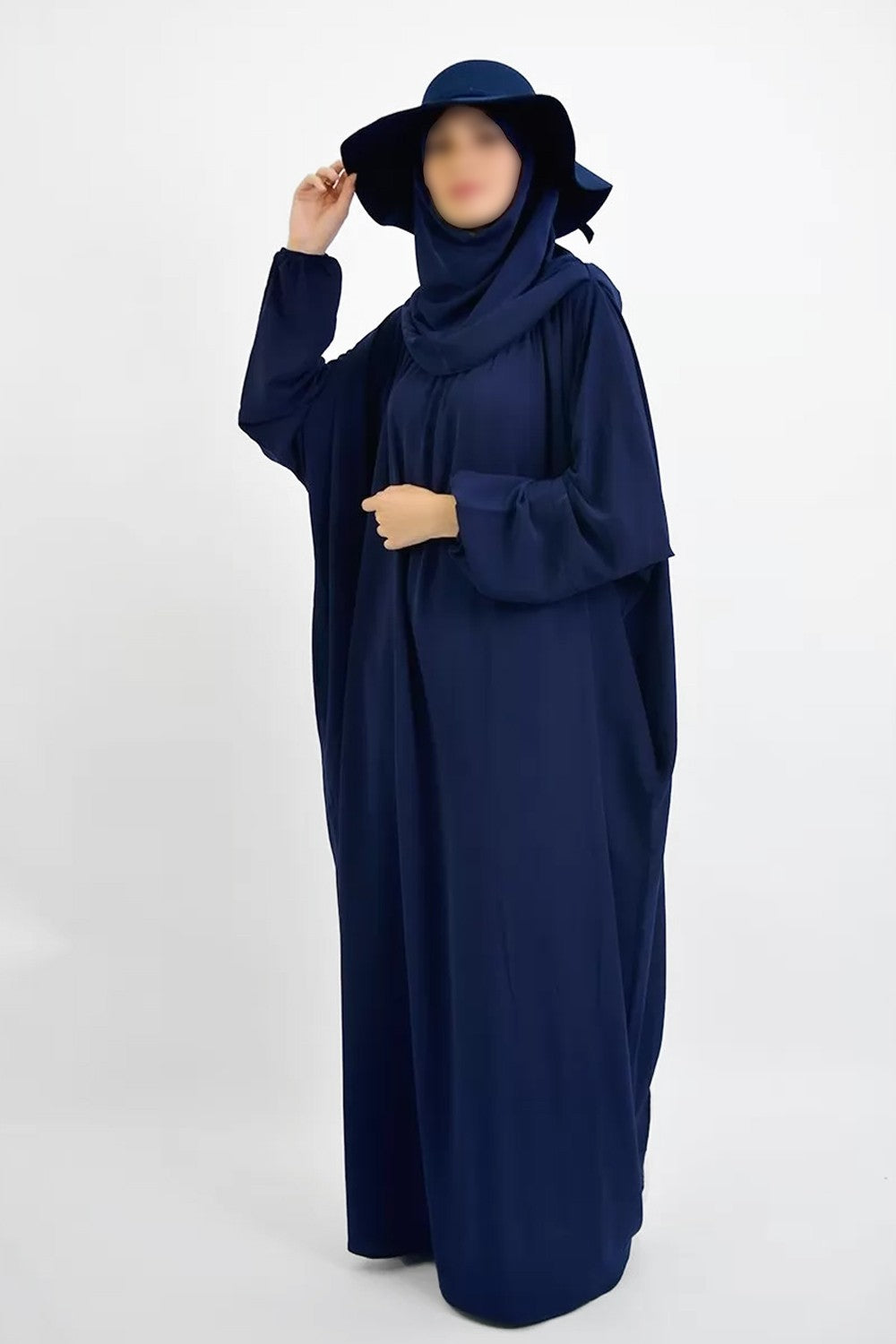 Abaya Jilbab Ajman avec Écharpe – Élégance & Confort | Moultazimoun