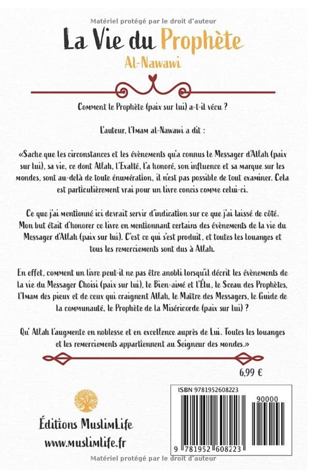 La vie du Prophète de Nawawi - Édition MuslimLife