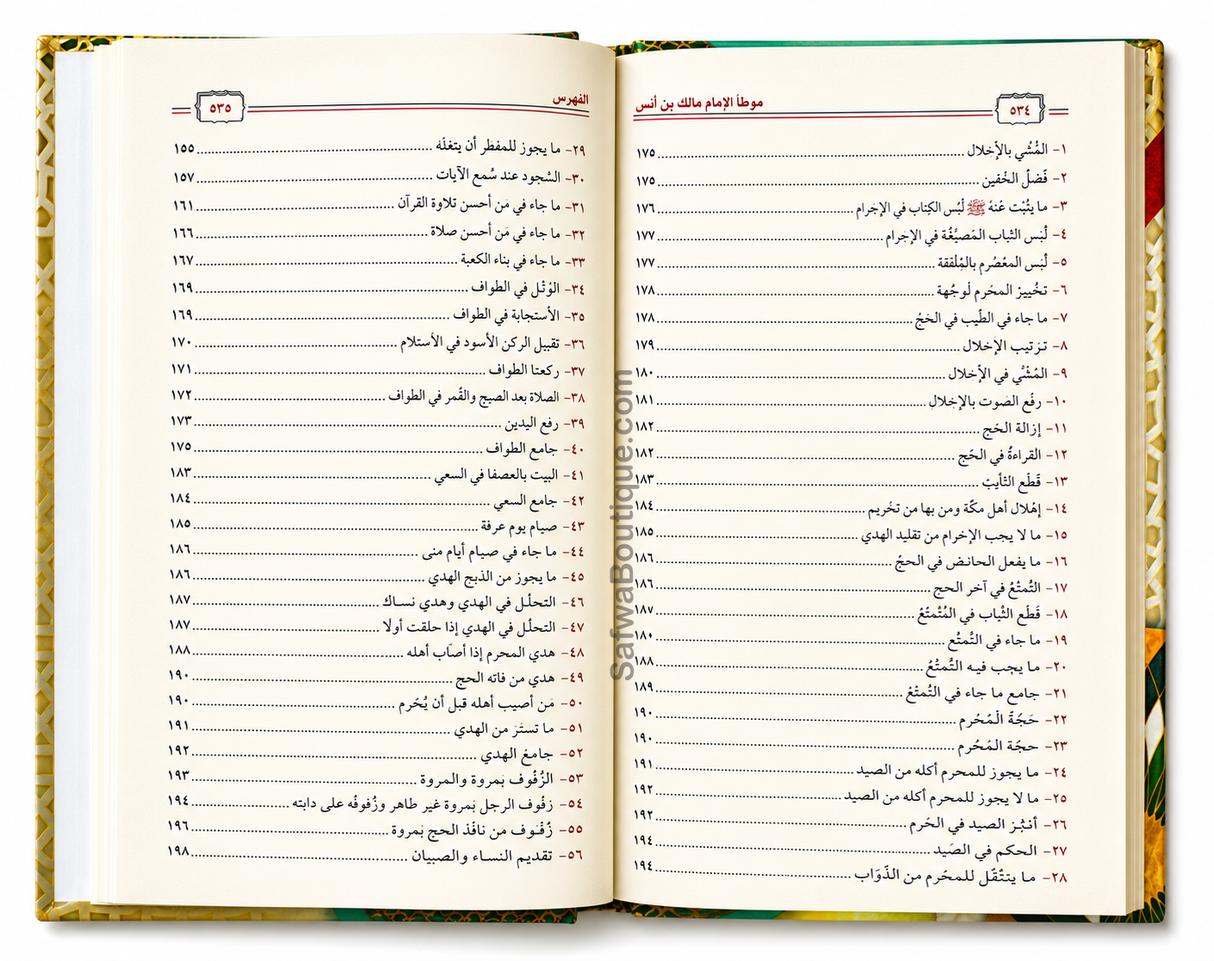 Al-Muwaṭṭaʾ de l'Imam Mālik ibn Anas – Texte vocalisé & Hadiths vérifiés | الموطأ للإمام مالك بن أنس