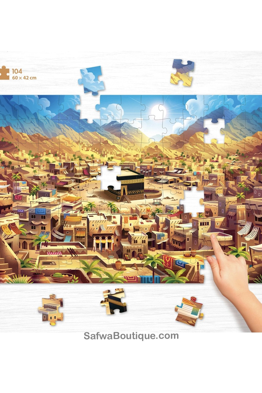 Big puzzle Makkah - 104 pièces - EDUCATFAL