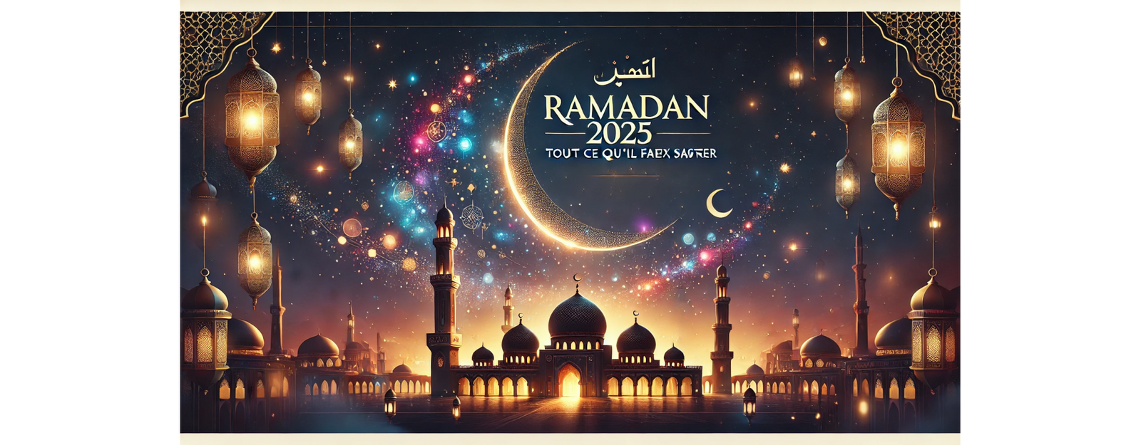 Ramadan 2025 : Tout ce qu'il faut savoir sur ce mois sacré