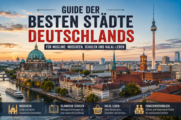 Guide des meilleures villes d'Allemagne pour les musulmans : mosquées, écoles et vie halal