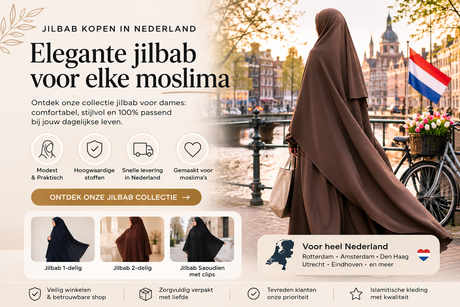 Jilbab aux Pays-Bas : acheter un jilbab en ligne avec livraison rapide