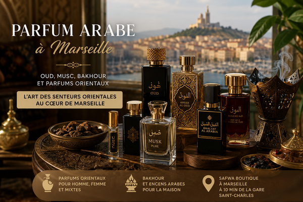 Parfum arabe à Marseille : où trouver oud, musc, bakhour et parfums orientaux ?