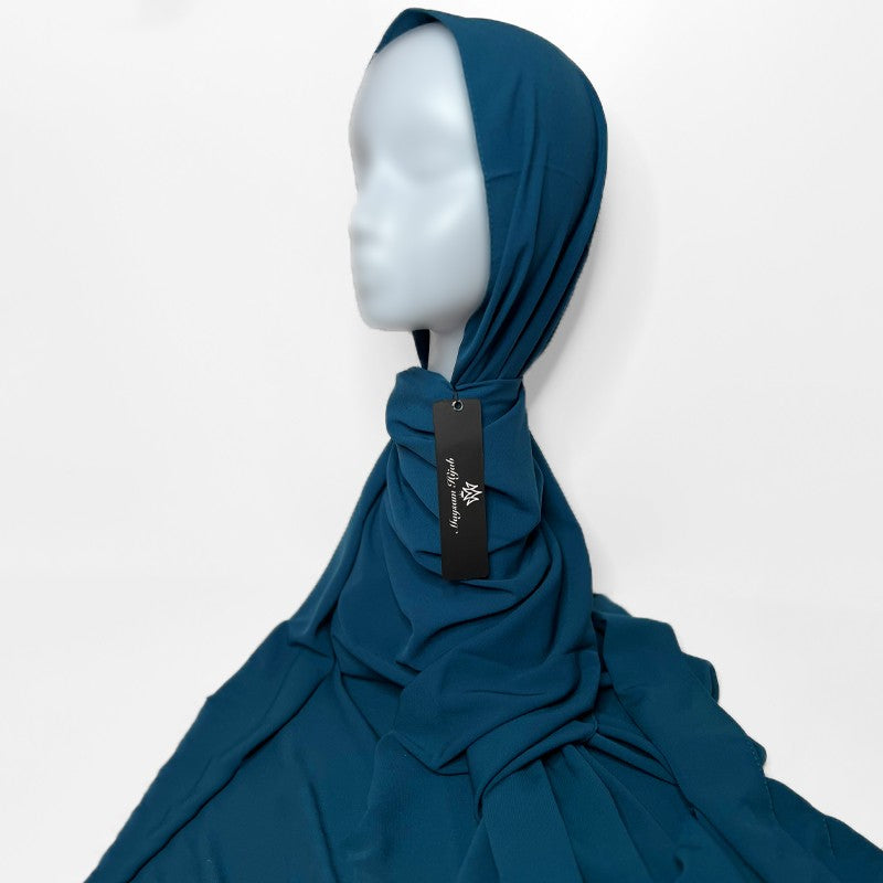 Hijab Soie de Médine 190×70cm Foulard Maysam