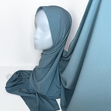Hijab Mousseline Premium 205×75cm Châle Maysam