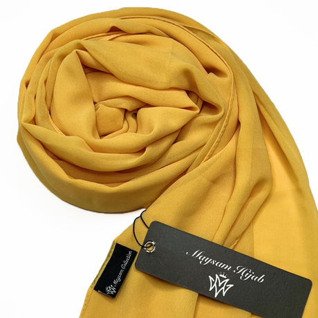 Hijab Mousseline Premium 170×65cm Châle Maysam