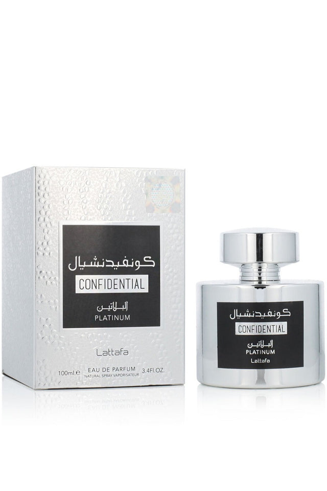 Eau de Parfum Confidential Private Platinum 100mL Lattafa - Lattafa Perfumes Dubaï