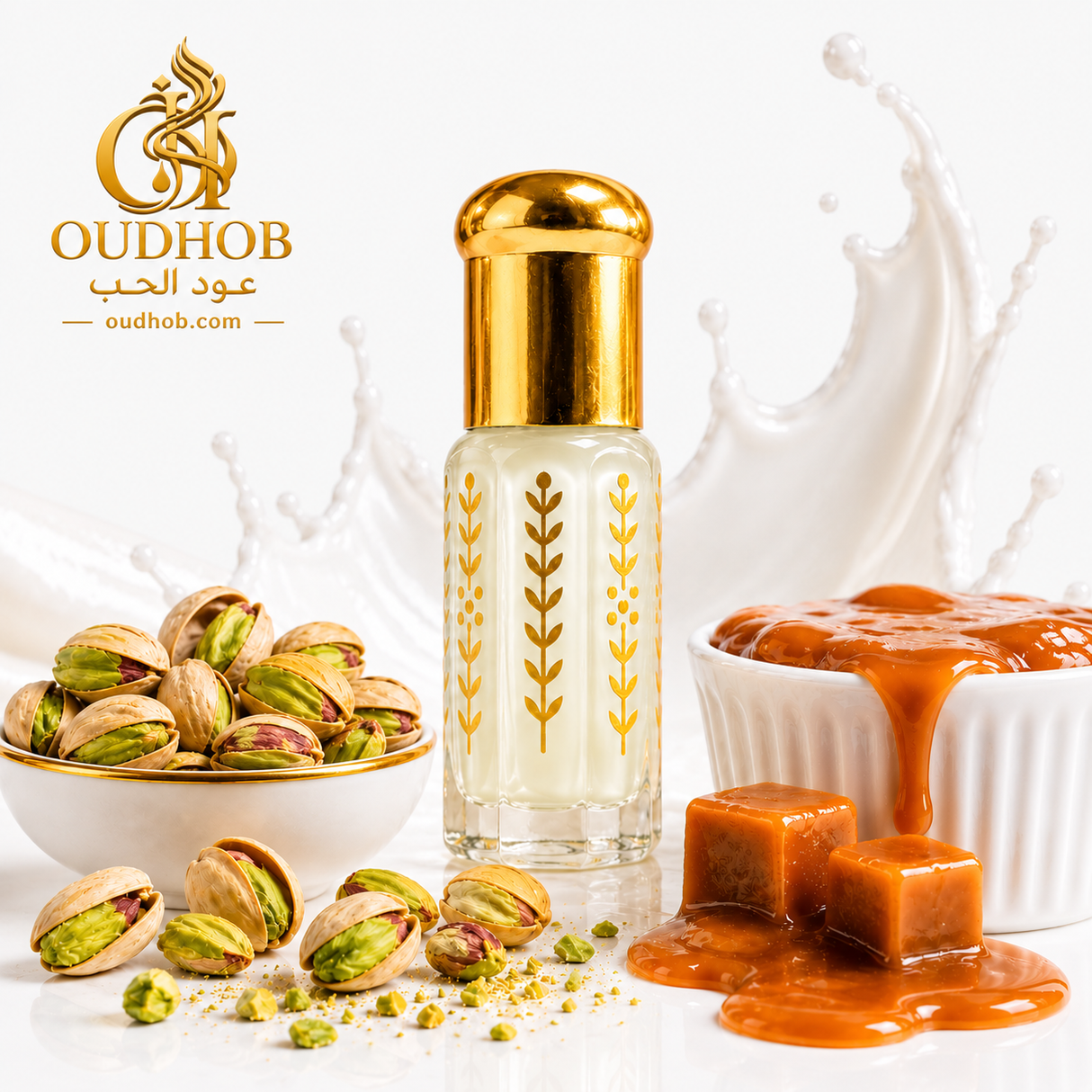 Musc Tahara Pistaasi Karamelli – Alkoholiton Intiimimyski 3 ml – OudHob | عود الحب