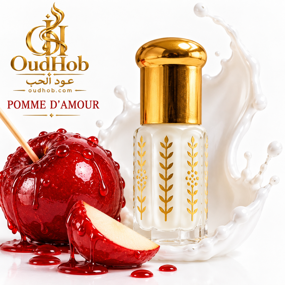 Musc Tahara Pomme d’Amour – Almíscar Íntimo Sem Álcool 3 ml – OudHob | عود الحب