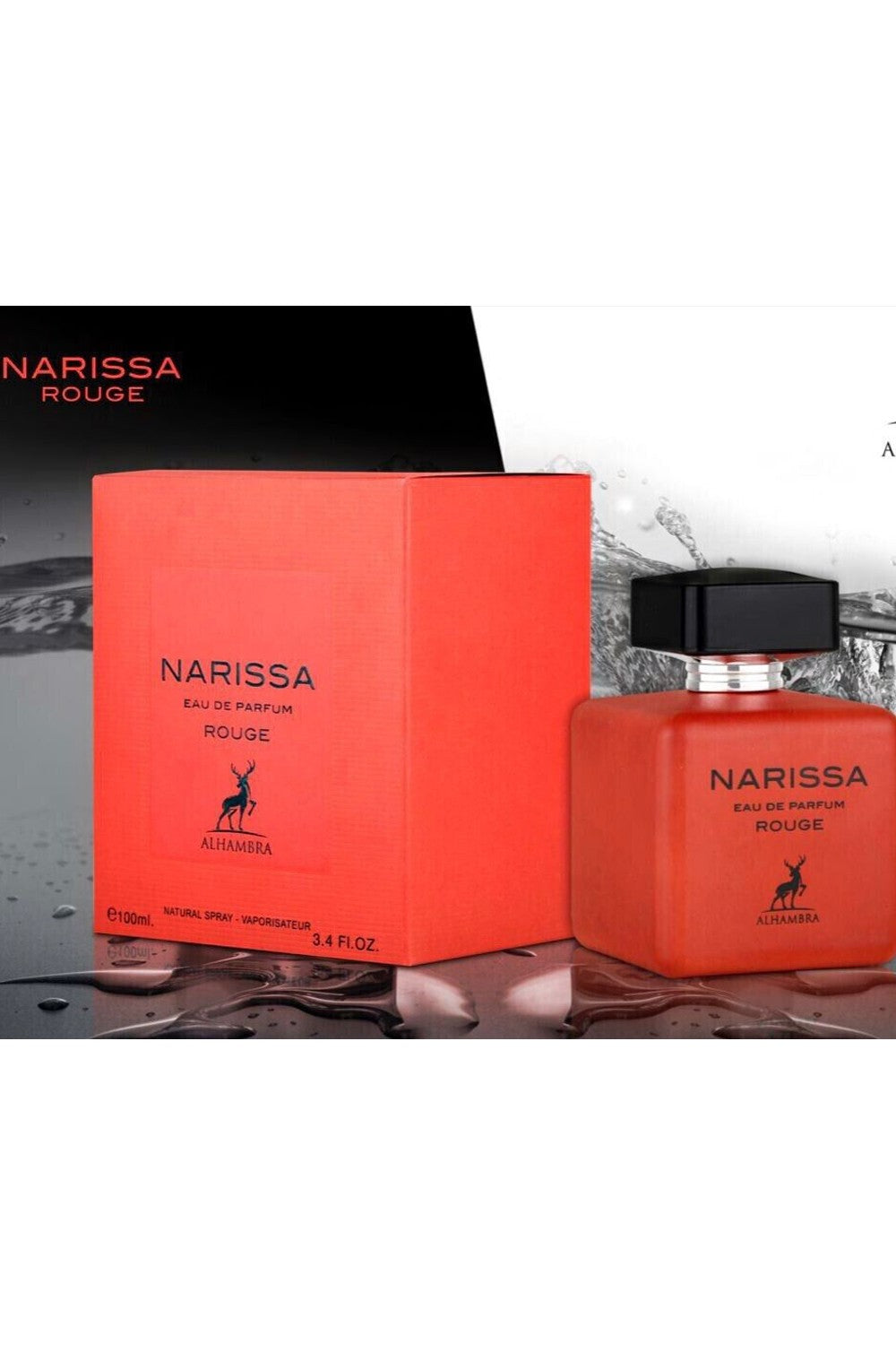 Eau de Parfum Narissa Rouge ALHAMBRA 100mL - Maison Alhambra Perfumes Dubaï