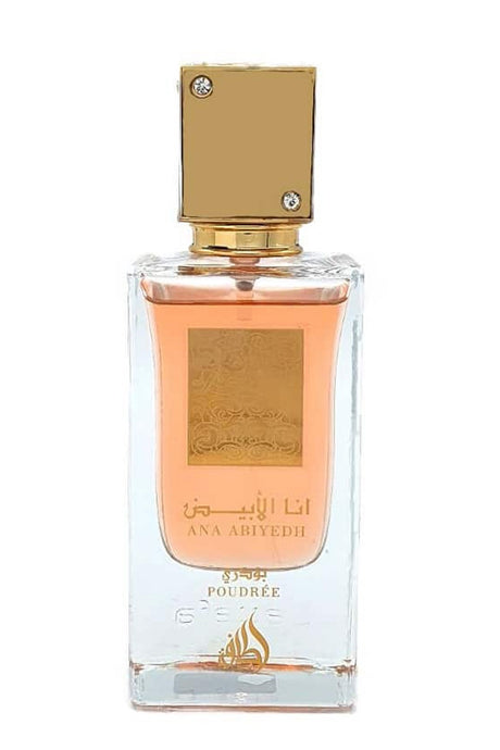 Eeau de Parfum Ana Abiyedh Poudrée Lattafa 60mL - Lattafa Perfumes Dubaï
