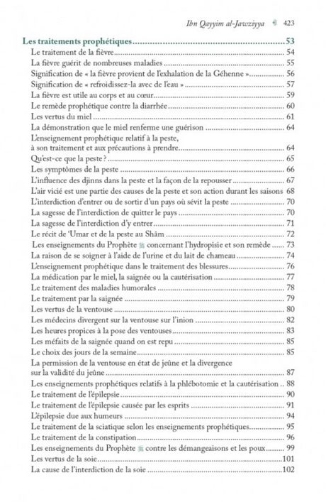 La Médecine Prophétique, D'Ibn Qayyim Al-Jawziyya - Edition Al-Hadith