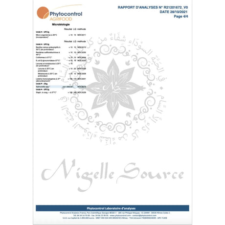 Huile de Fenugrec d’Égypte 100ml Usage Alimentaire - Nigelle Source