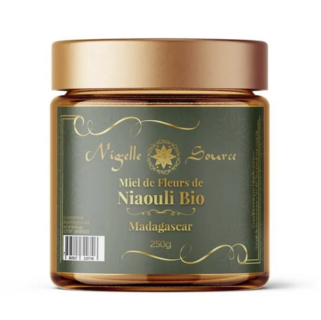 Miel de Niaouli Bio certifié Ecocert de Madagascar 250g - Nigelle Source