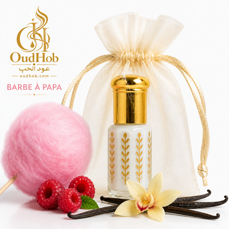 Musc Tahara Barbe à Papa – Musc Intime Sans Alcool 3 ml – OudHob | عود الحب