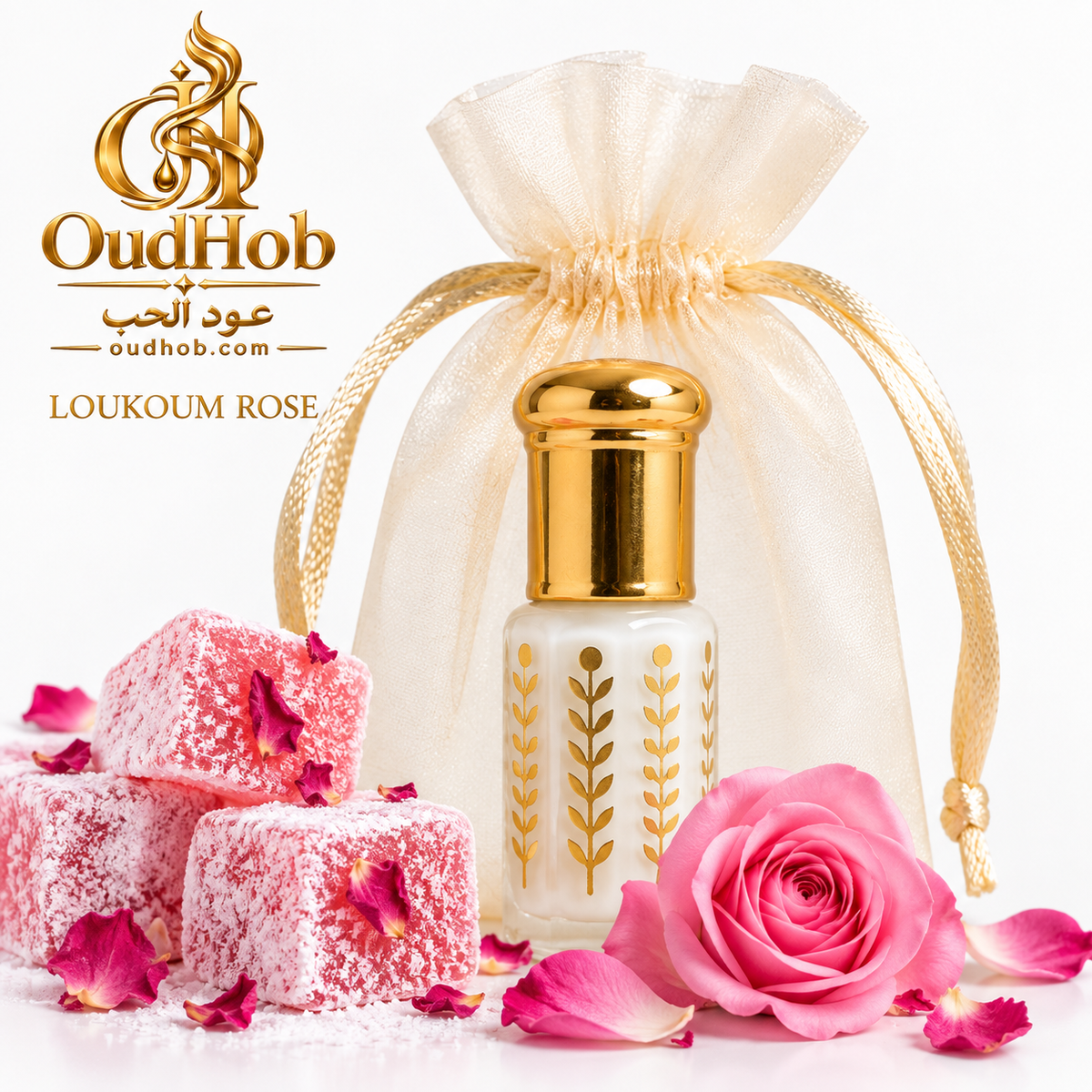 Musc Tahara Loukoum – Intieme Musk Zonder Alcohol 3 ml – OudHob | عود الحب