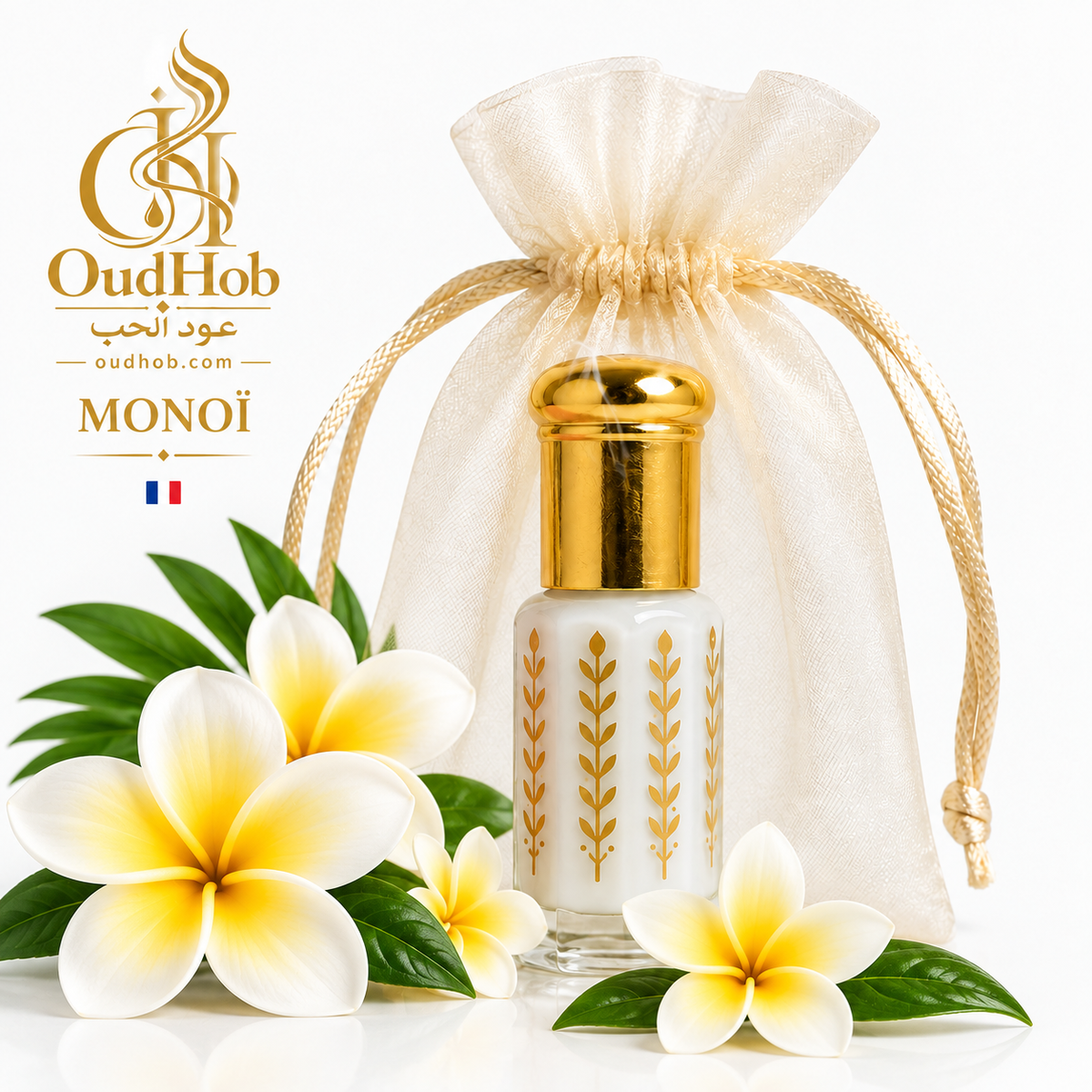 Musc Tahara Monoï – Musc Intime Sans Alcool 3 ml – OudHob | عود الحب