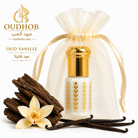 Musc Tahara Oud Vanille – Musc Intime Sans Alcool 3 ml – OudHob | عود الحب