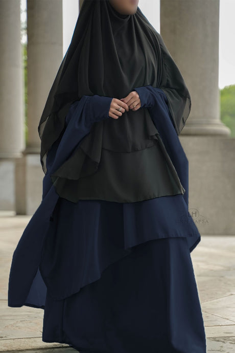 Abaya 2 pièces à clips Umm Hafsa