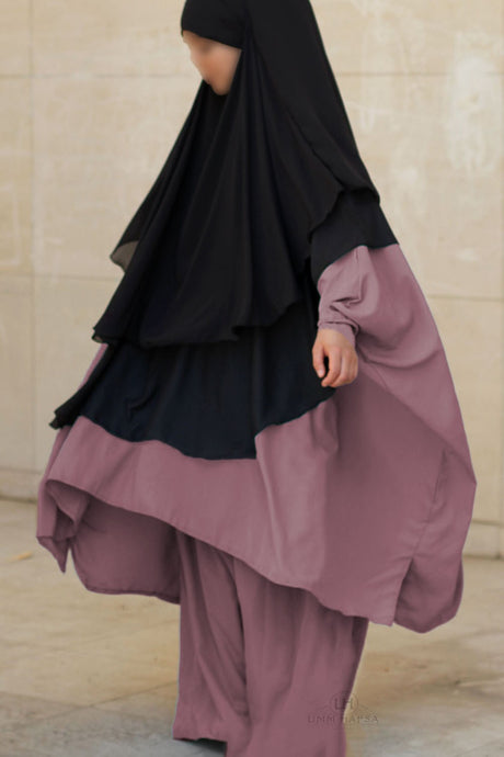 Abaya 2 pièces à clips Umm Hafsa