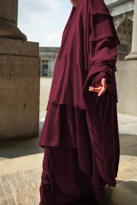 Abaya 2 pièces à clips Umm Hafsa