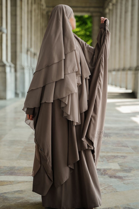 Abaya 2 pièces à clips Umm Hafsa