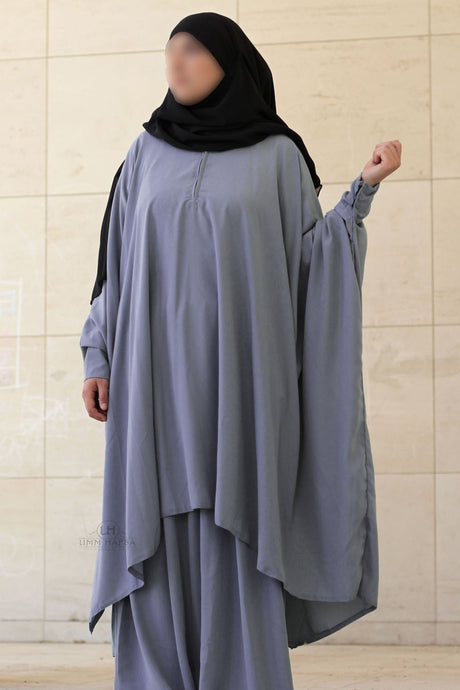 Abaya 2 pièces à clips Umm Hafsa