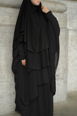 Abaya 2 pièces à clips Umm Hafsa