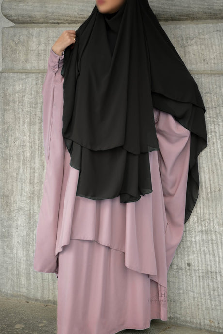 Abaya 2 pièces à clips Umm Hafsa