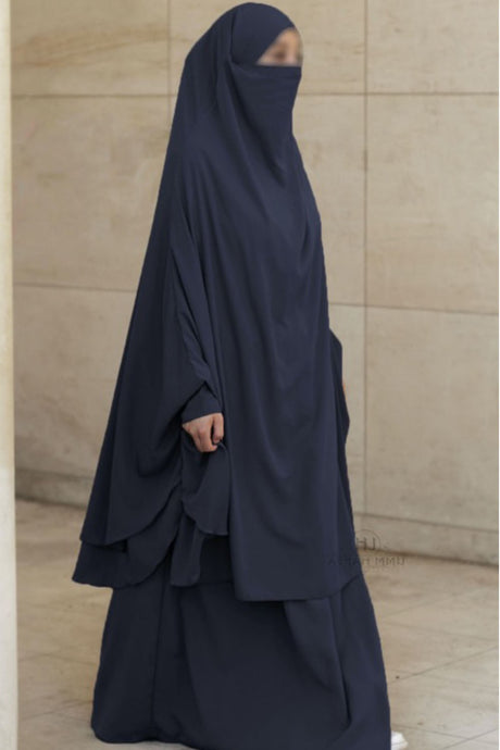 Jilbab Amira 2 voiles Umm Hafsa