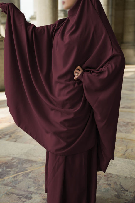 Jilbab Amira 2 voiles Umm Hafsa