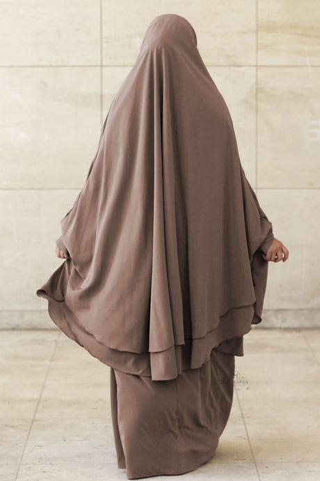 Jilbab Amira 2 voiles Umm Hafsa