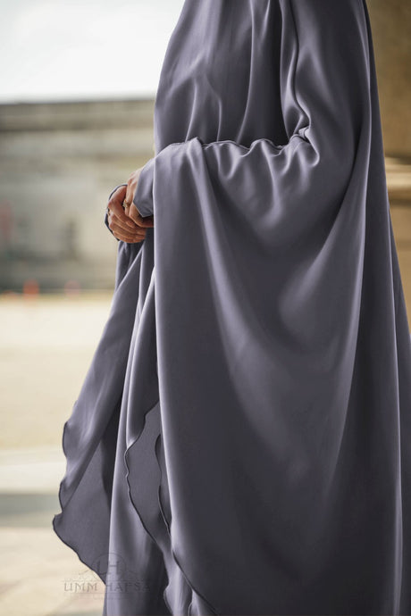 Jilbab Amira 2 voiles Umm Hafsa