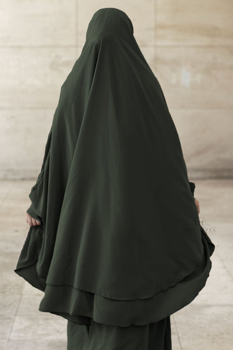 Jilbab Amira 2 voiles Umm Hafsa