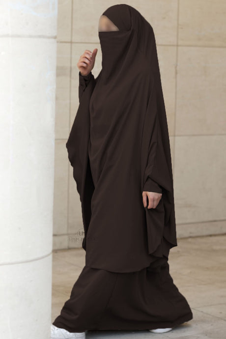 Jilbab Amira 2 voiles Umm Hafsa