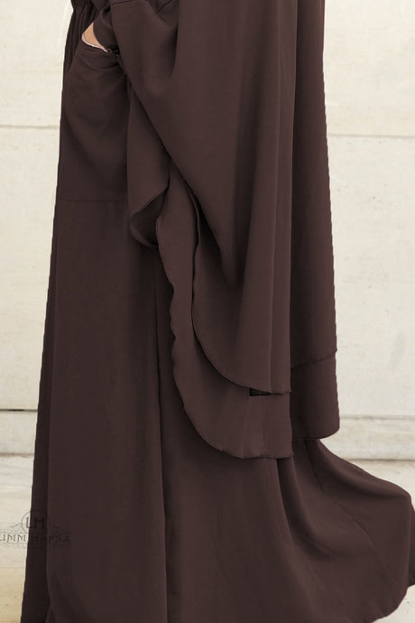 Jilbab Amira 2 voiles Umm Hafsa