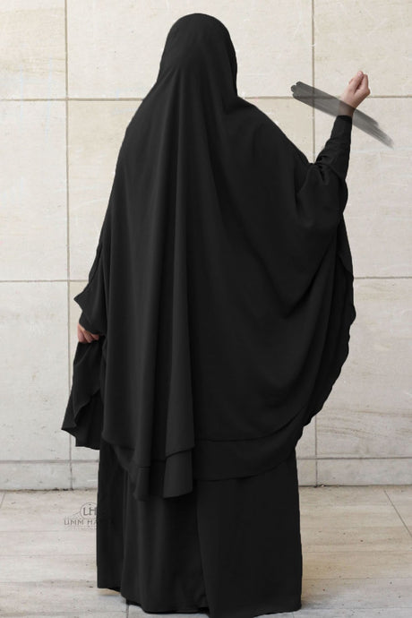 Jilbab Amira 2 voiles Umm Hafsa